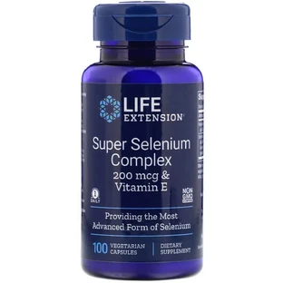 Супер Комплекс Селен Super Selenium Life Extension 100 Вегетарианских Капсул