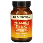 Вітаміни D3 і K2 5000 МО Vitamins D3 & K2 Dr. Mercola 90 капсул: ціни та характеристики