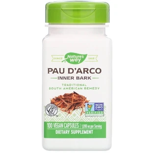 По Д'арко (Кора Мурашиного Дерева) Pau d'Arco Nature's Way 545 мг 100 капсул
