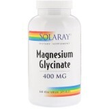 Гліцинат Магнію Magnesium Glycinate 400 мг Solaray 240 Вегетаріанських Капсул