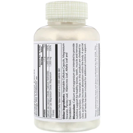 Кальций и Магний Cal-Mag Citrate High Potency Solaray 90 Капсул: цены и характеристики