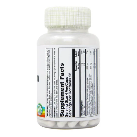Кальцій Магній Цинк Calcium Magnesium Zinc Solaray 100 капсул: ціни та характеристики