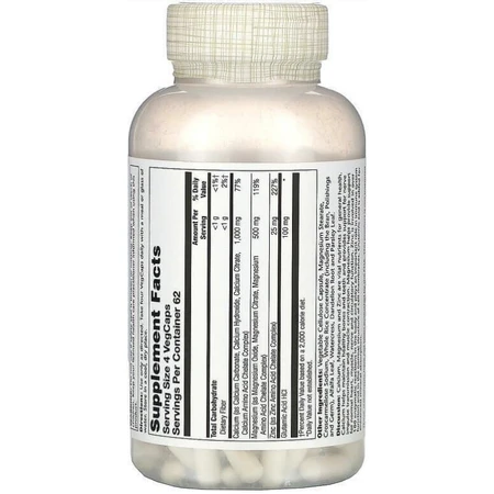 Кальцій Магній Цинк Calcium Magnesium Zinc Solaray, 250 капсул: ціни та характеристики