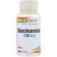 Ниацинамид (В3) Niacinamide 500 мг Solaray 100 капсул