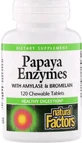 Энзимы Папайи Papaya Enzymes Natural Factors 120 Таблеток