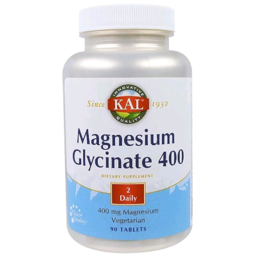 Магний глицинат Magnesium Glycinate KAL 400 мг 90 таблеток: цены и характеристики