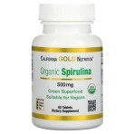 Спирулина органическая 500 мг Organic Spirulina California Gold Nutrition 60 таблеток: цены и характеристики