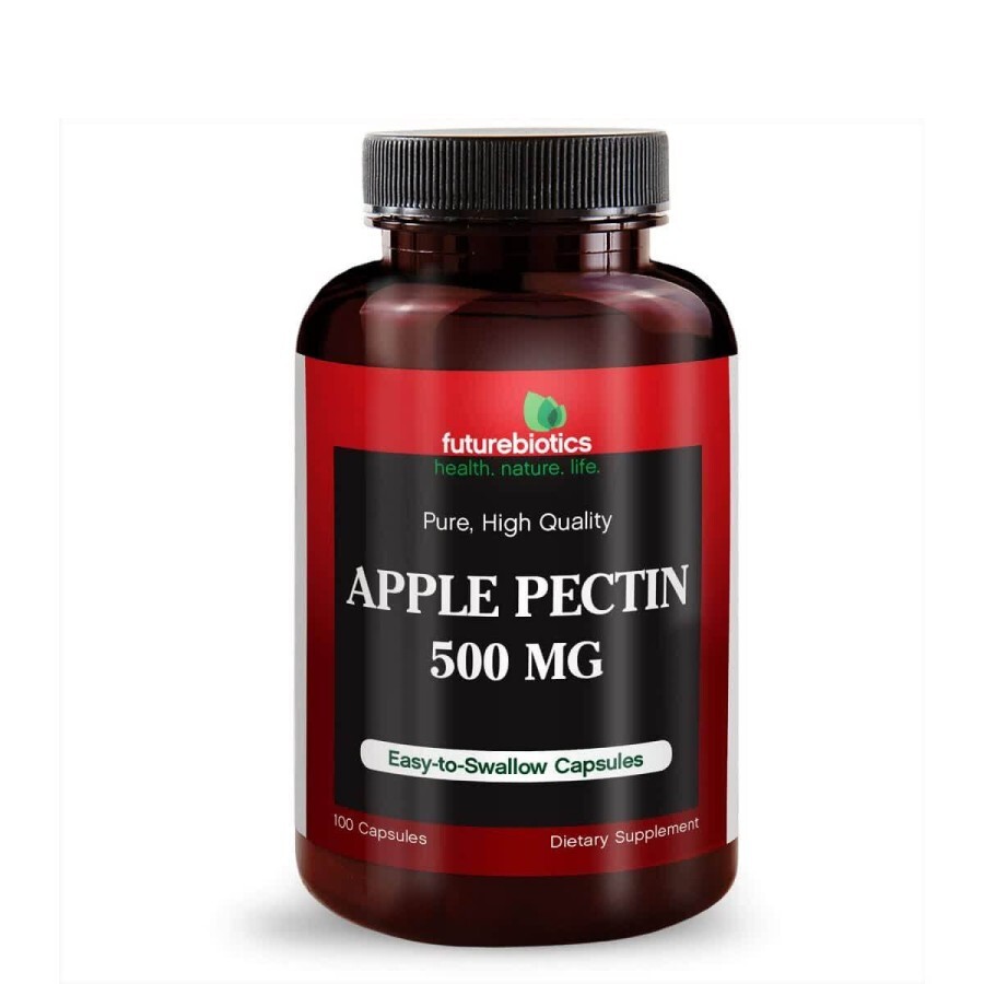 Яблочный пектин 500 мг Apple Pectin FutureBiotics 100 капсул: цены и характеристики