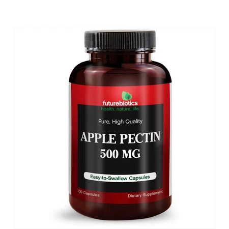 Яблучний пектин 500 мг Apple Pectin FutureBiotics 100 капсул: ціни та характеристики