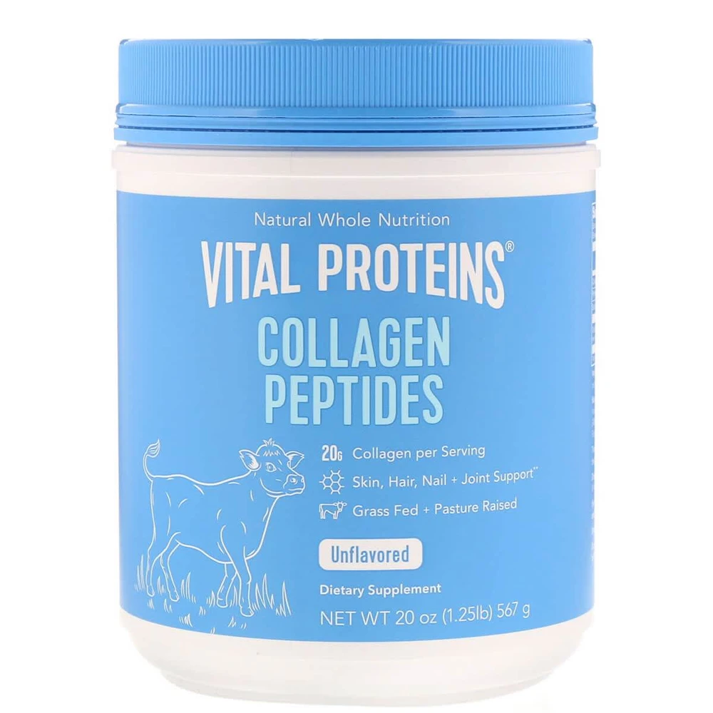 Пептиды коллагена без ароматизаторов Vital Proteins Collagen Peptides Unflavored 12 унций (567г): цены и характеристики