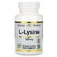 L-Лизин L-Lysine California Gold Nutrition 500 мг 60 растительных капсул