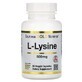 L-Лізин L-Lysine California Gold Nutrition 500 мг 60 рослинних капсул