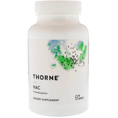 NAC (N-Ацетил-L-Цистеїн) 500 мг Thorne Research 90 капсул: ціни та характеристики