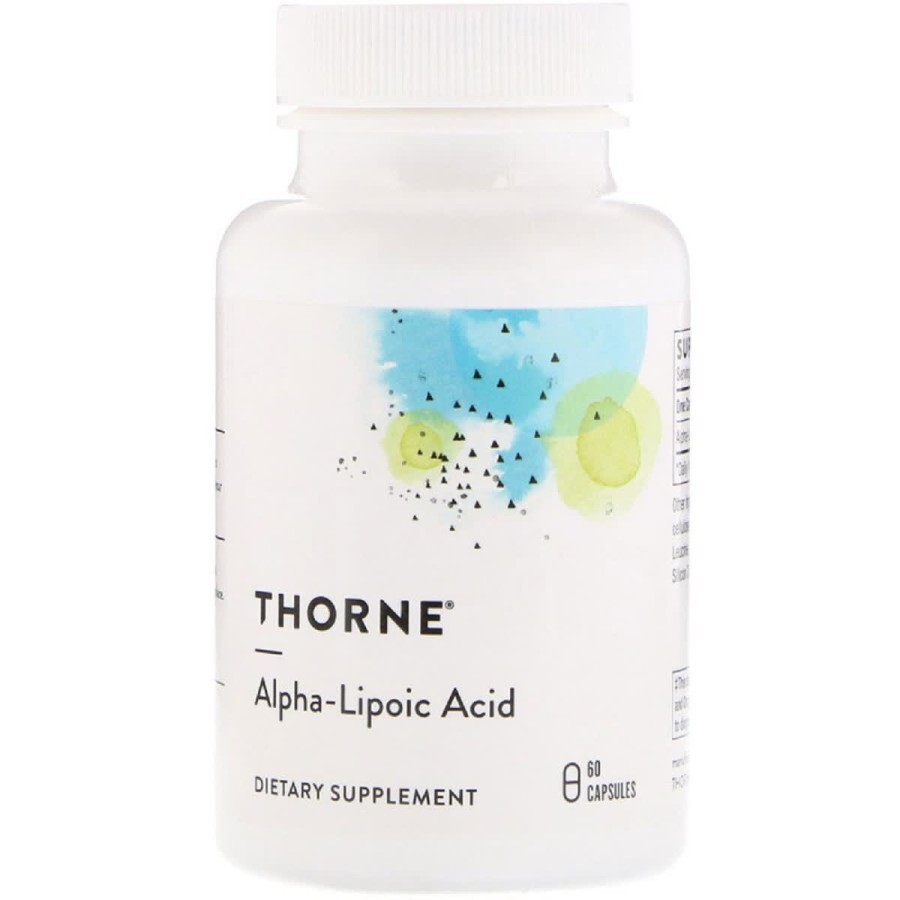 Альфа-Липоевая Кислота Alpha-Lipoic-Acid Thorne Research 60 Капсул: цены и характеристики