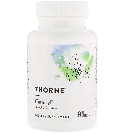 Ацетил-L-карнитин Carnityl Thorne Research 60 капсул: цены и характеристики