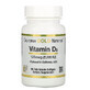 Витамин D3 5000 МЕ (125 мкг) California Gold Nutrition 90 желатиновых капсул