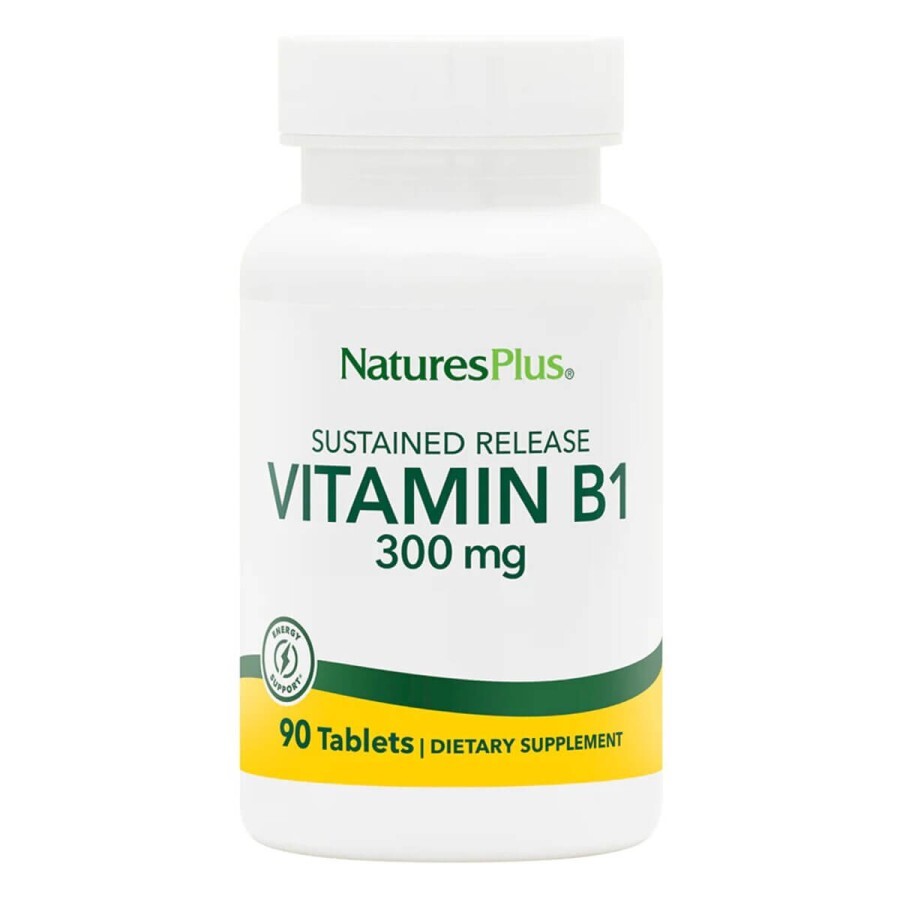 Вітамін В1 (Тіамін) Nature's Plus 300 мг 90 Таблеток: ціни та характеристики