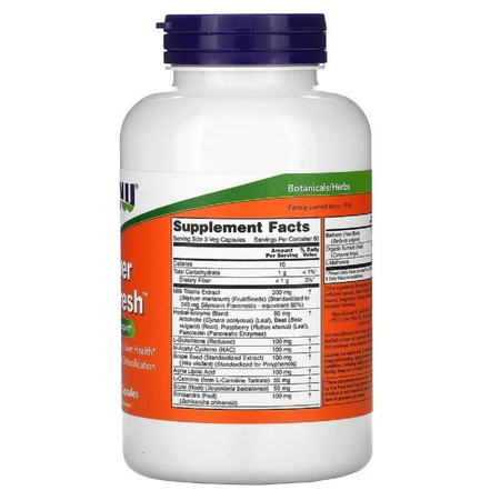 Витамины для обновления печени Liver Refresh Now Foods 180 вегетарианских Капсул: цены и характеристики