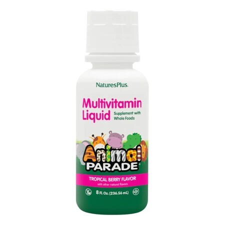 Жидкие детские мультивитамины Animal Parade Gold Nature's Plus 236 мл тропический вкус