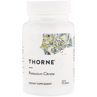 Калий Цитрат Potassium Citrate Thorne Research 90 капсул