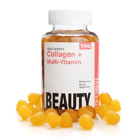 Колаген з мультивітамінами фруктовий смак Collagen Multivitamin T-RQ 60 жувальних цукерок