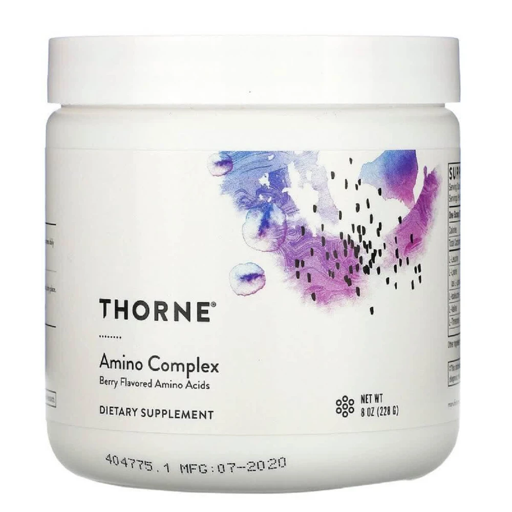 Комплекс амінокислот смак ягід Amino Complex Berry Flavored Thorne Research 228 г (8 унцій): ціни та характеристики