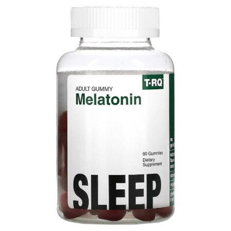 Мелатонин Здоровый сон вкус клубники Melatonin T-RQ 60 жевательных конфет