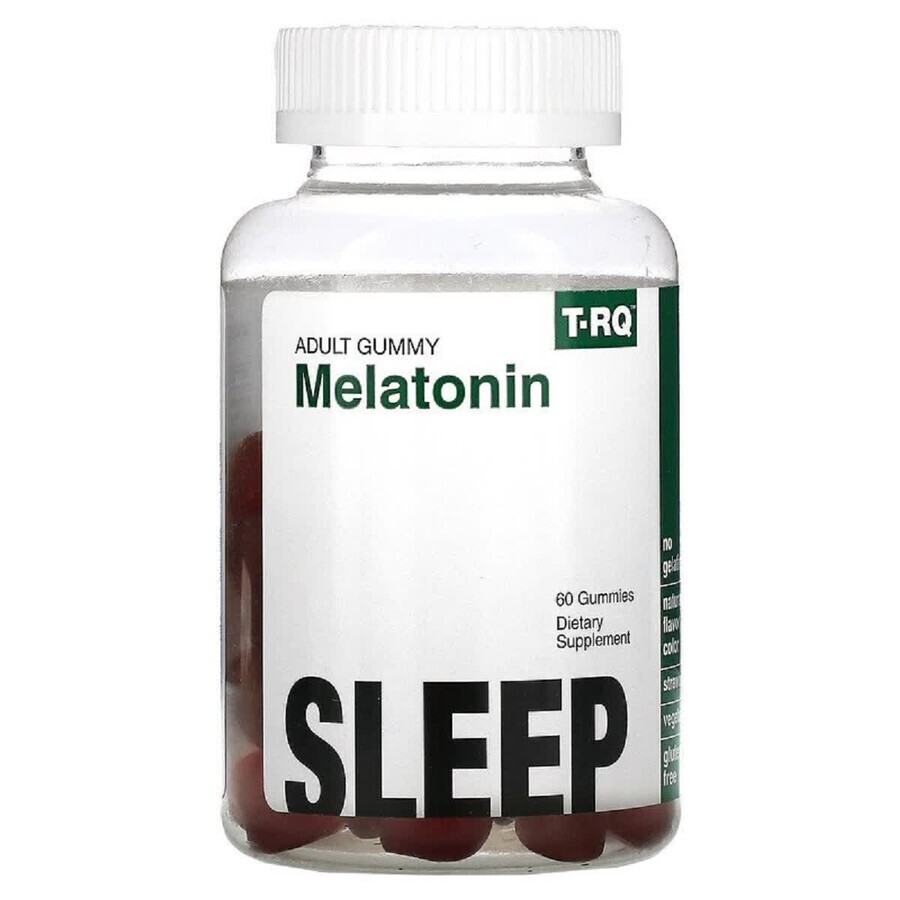 Мелатонин Здоровый сон вкус клубники Melatonin T-RQ 60 жевательных конфет: цены и характеристики