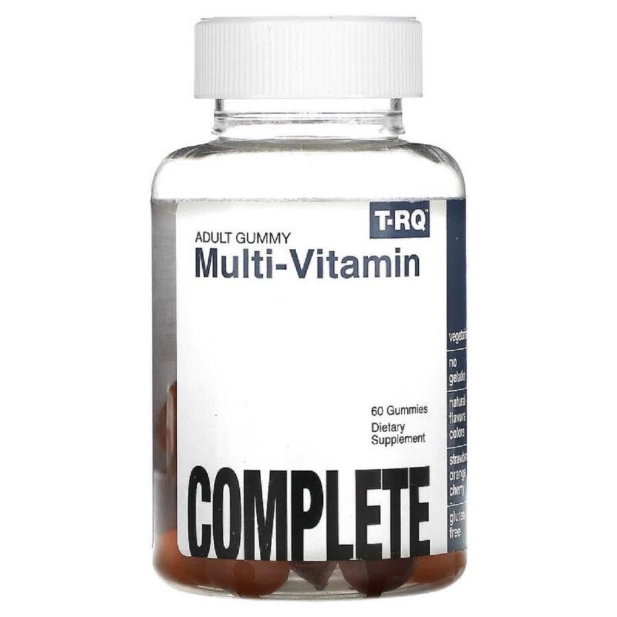 Мультивитамины Полный комплекс Multi-Vitamin T-RQ 60 жевательных вкус клубники апельсина вишни: цены и характеристики