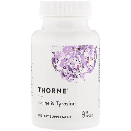 Питание щитовидной железы Йод и Тирозин Thorne Research  Iodine & Tyrosine 60 капсул
