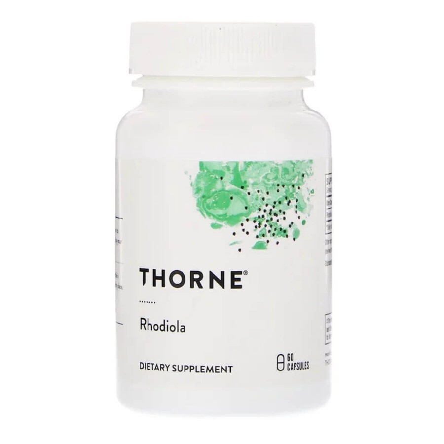 Родіола Rhodiola 100 мг Thorne Research 60 капсул.: ціни та характеристики