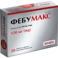 Фебумакс таблетки, в/плів. обол. по 120 мг №28 