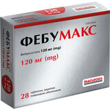 Фебумакс таблетки, п/плен. обол. по 120 мг №28