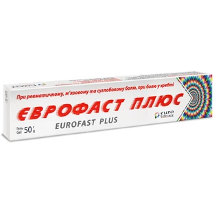 Гель Еврофаст плюс туба, 50 г 