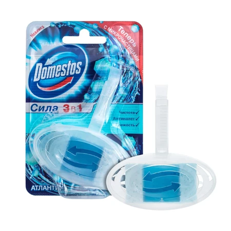 Туалетний блок для унітазу Domestos Атлантик 40 г: ціни та характеристики