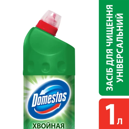Універсальний засіб Domestos Хвойна Свіжість 24 години 1 л: ціни та характеристики