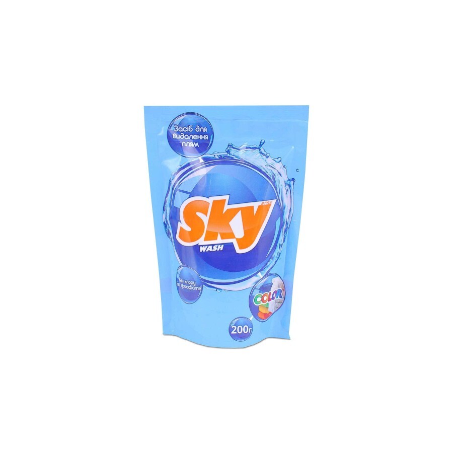 Засіб Sky Style для видалення плям з тканини, 200г: ціни та характеристики