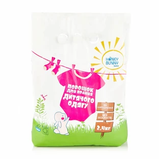 Стиральный порошок Honey Bunny home для детского белья, без фосфатов, 2.4 кг