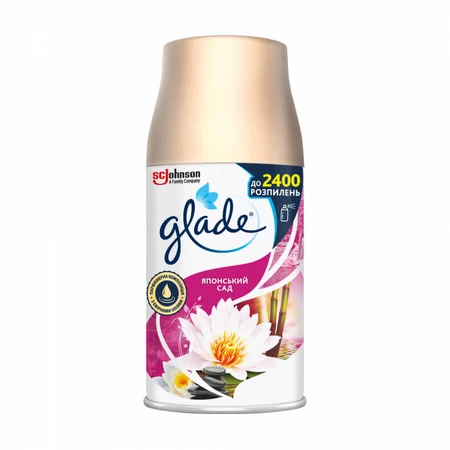 Змінний балон до автоматичного освіжувача повітря Glade Японський сад, 269 мл: ціни та характеристики