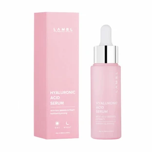 Сыворотка для лица Lamel Professional Hyaluronic Acid Serum Глобальная регенерация, с гиалуроновой кислотой и ягодами годжи, 29 мл
