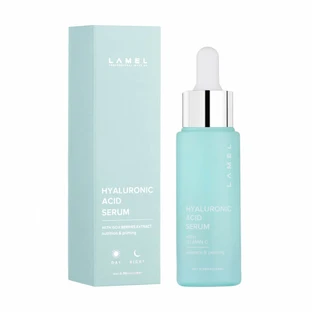 Сироватка для обличчя Lamel Professional Hyaluronic Acid Serum Сяйво та детоксикація, з гіалуроновою кислотою та вітаміном С, 29 мл