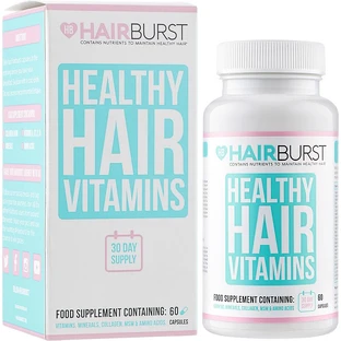 Вітаміни для росту та зміцнення волосся Healthy Hair Vitamins Hairburst 60 капсул