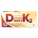 Вітаміни Supravitz D МЕКС 2000 + К2 таблетки №50 у блістерах: ціни та характеристики