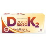 Витамины Supravitz D МЕКС 2000 + К2 таблетки №50 в блистерах