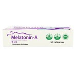 Мелатонін-А, мелатонін 6 мг для сну, таблетки №50: ціни та характеристики