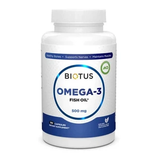 Омега-3 исландский рыбий жир Omega-3 Fish Oil Biotus 180 капсул