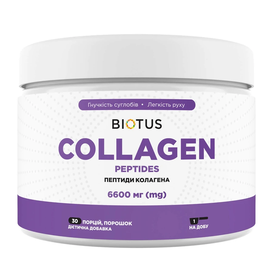 Коллагеновые пептиды тип 1 и 3 CollagenPeptides Biotus 198 г: цены и характеристики