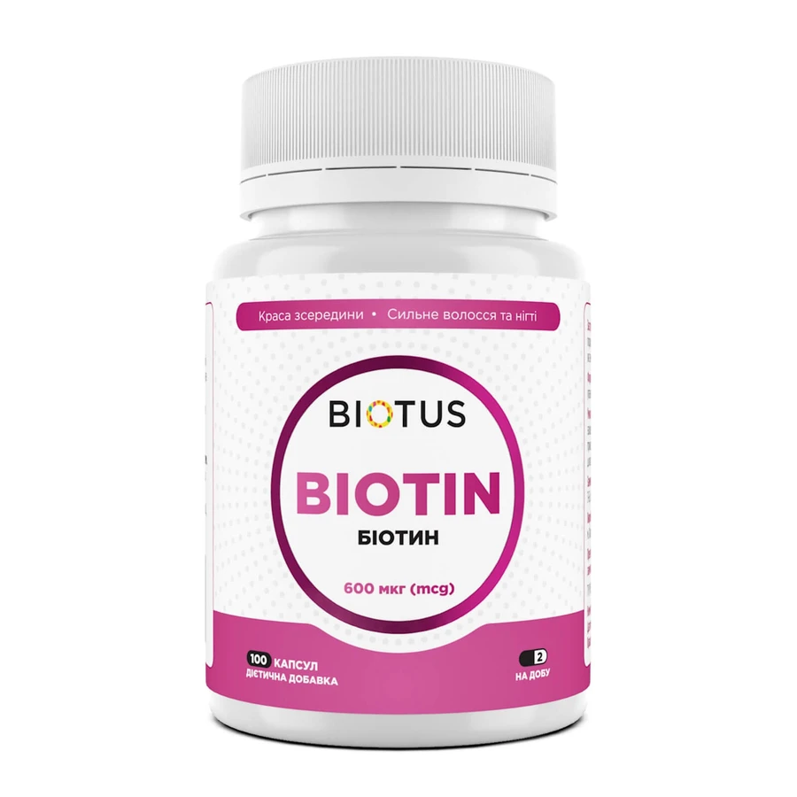 Биотин Biotin Biotus 300 мкг 100 таблеток: цены и характеристики
