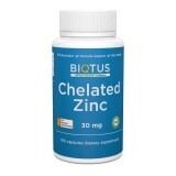 Хелатный цинк Chelated Zinc Biotus 30 мг 100 капсул