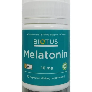 Мелатонин Melatonin Biotus 10 мг 30 капсул